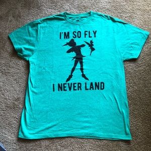 Disney Peter Pan shirt, unisex large.